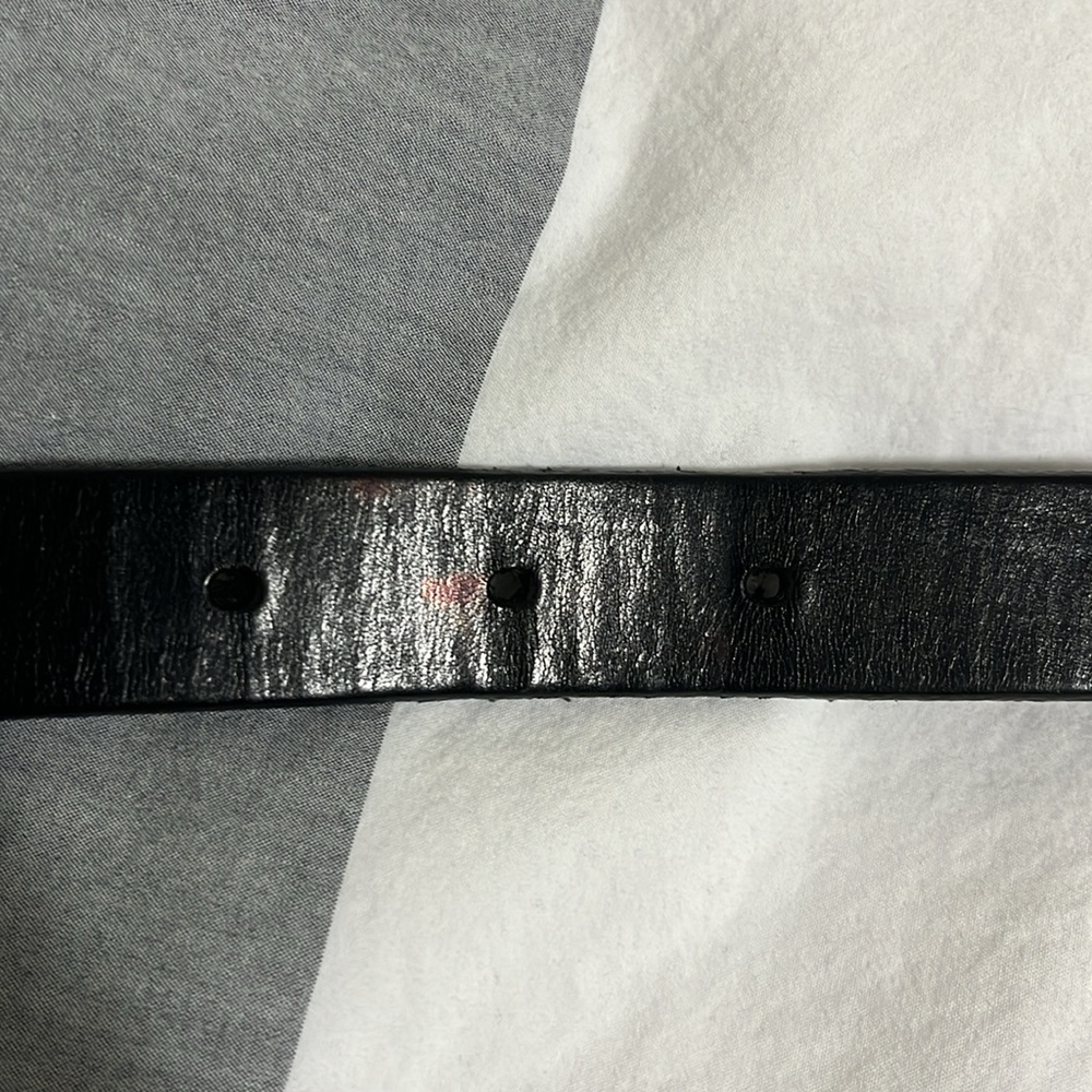 Coach black/silver genuine leather belt - Picture 11 of 11